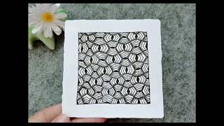 Ep.55: Beginner-Friendly Zentangle Patterns for Stress Relief  #art #doodle #drawing