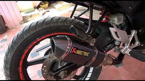 Akrapovic exhaust on CBR 150r