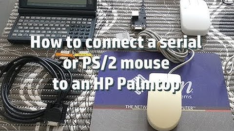 How to connect a serial or PS/2 mouse to an HP DOS Palmtop