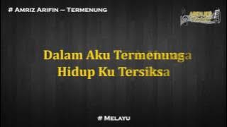 Amriz Arifin - Termenung Karaoke