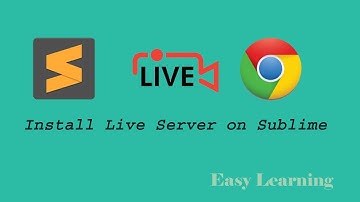 Install live server on sublime