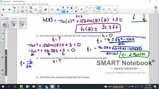 Projectile Motion with Parametrics