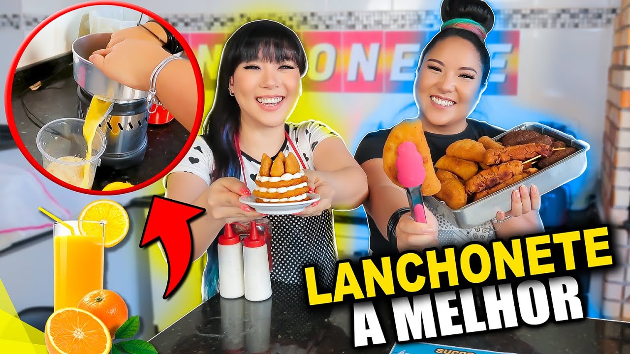 TRANSFORMAMOS NOSSA CASA EM UMA LANCHONETE | Blog das irmãs