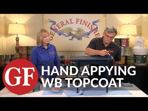 How to Hand Apply Topcoat