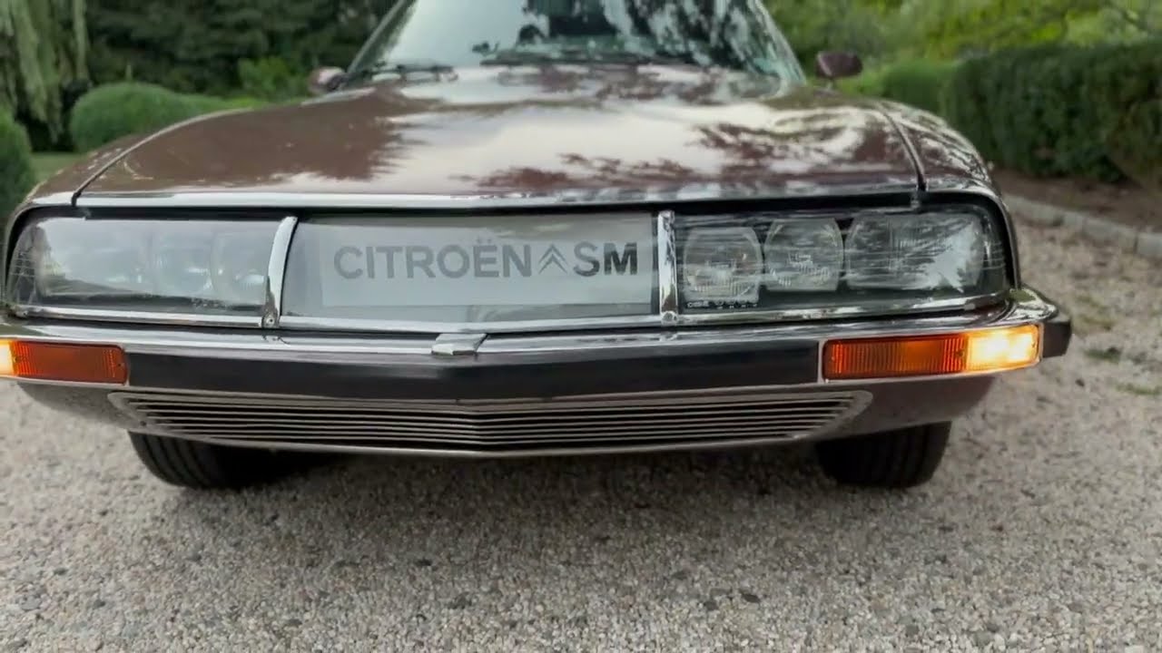 Citroen SM walkaround video Sept 2024