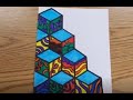 Isometric cube stack part 3