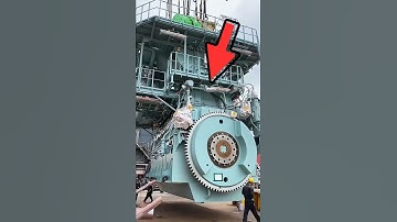 🥶De kracht achter de grootste motor ter wereld: weet jij hoeveel paarden erin zitten?🥶 #shorts