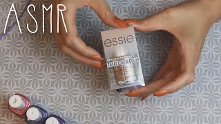 ASMR Essie nail polish haul ( soft spoken, light tapping)
