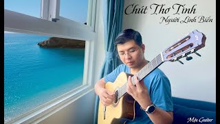 Video thumbnail of "Chút Thơ Tình Người Lính Biển || Guitar Cover (Mộc Guitar)"