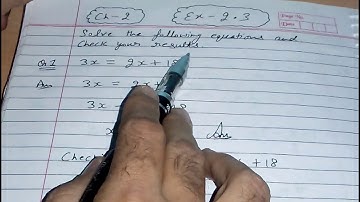 Q 1, Ex 2.3 -  linear equations in one variable - Chapter 2  - maths class 8th - NCERT