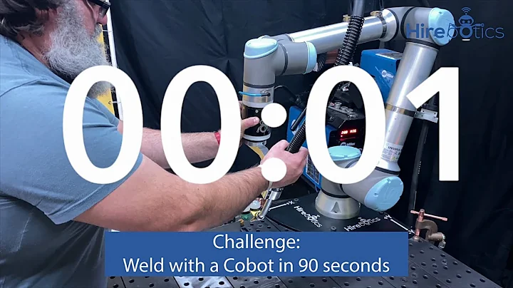 90 Seconds Welding Challenge | Cobot Welder from Hirebotics
