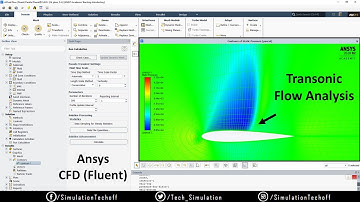 Transonic flow Analysis in a Airfoil Externally Compressible  | Lesson 04 | Ansys CFD ( Fluent )