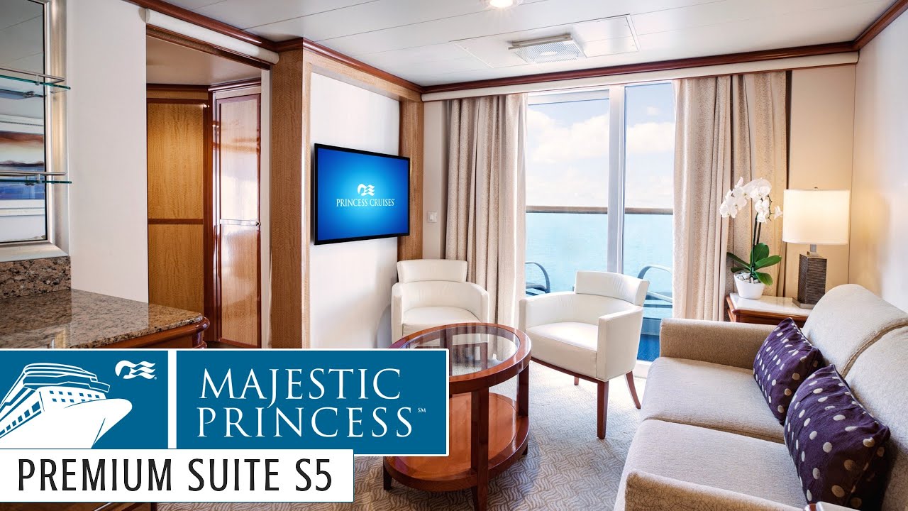 Premium Suite S5 | Majestic Princess Stateroom Tour & Review 4K