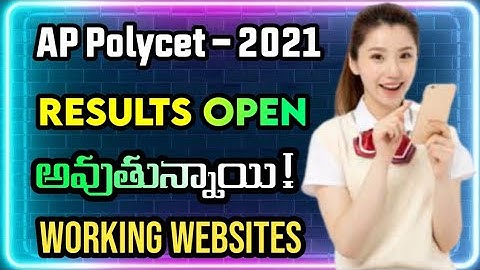 AP Polycet Results Out Now | Check Your Ap polycet Results| Working Websites for Ap Polycet Results