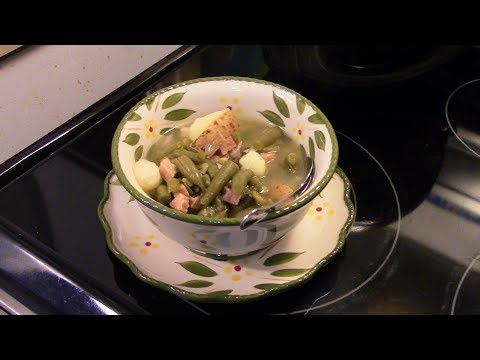 Pressure Cooker Ham and Green Bean Soup