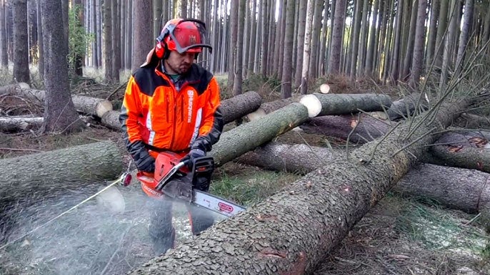 Ablänghilfe 25cm für Motorsäge Kettensäge Brennholz Ablängstab