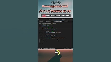 Namespaces and Partial Classes in C# Tip #29