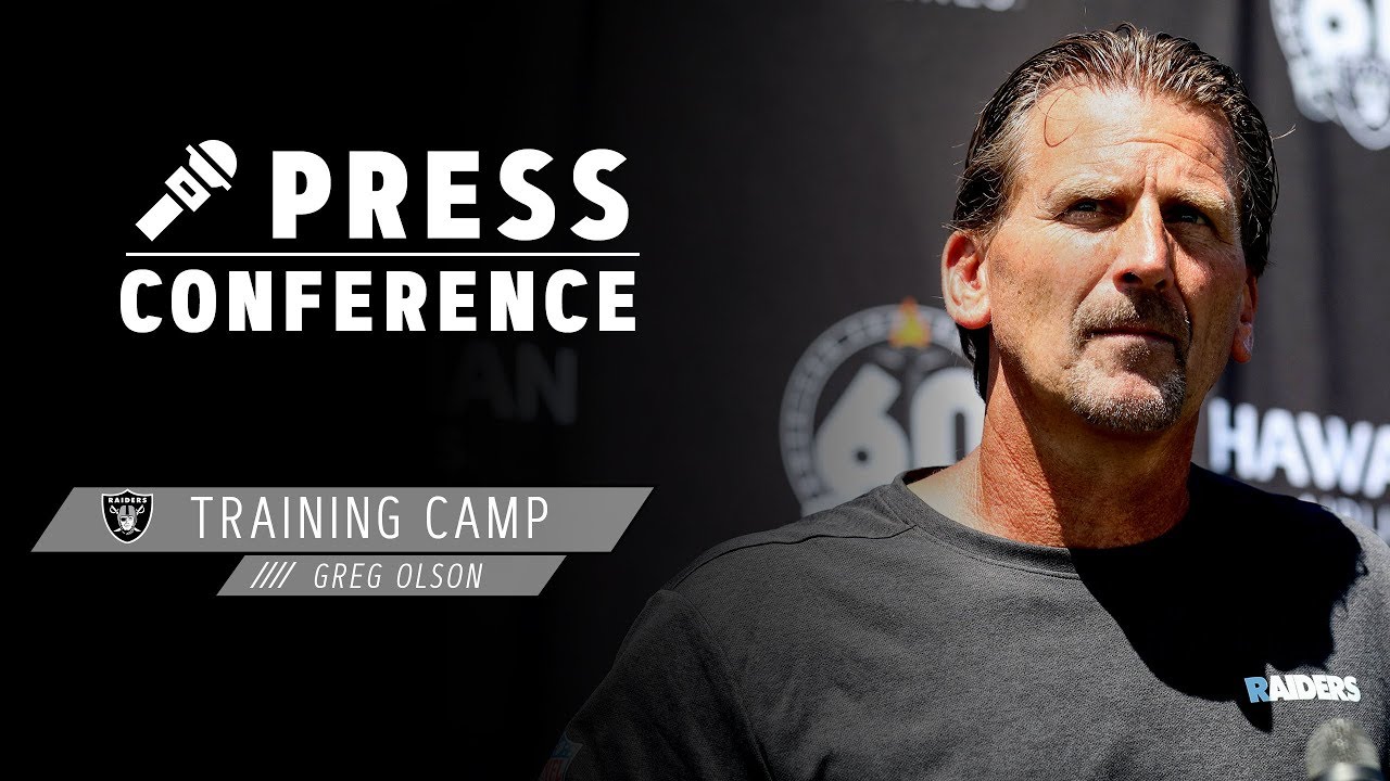 football score Greg Olson on new receivers and OL depth | Raiders