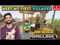 FINALLY I GOT A VILLAGER IN ONE BLOCK - MINECRAFT SURVIVAL GAMEPLAY IN HINDI #9