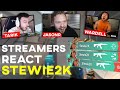 VALORANT Streamers REACT to Stewie2K Plays