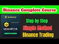 Binance complete course step by step | Binance tutorial for beginner | Binance account creation