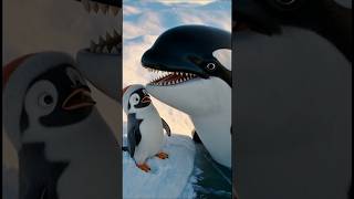 ALMOST!!! Penguin fished wrong #shortvideo #shortvideo #cuteanimals #animation #penguin