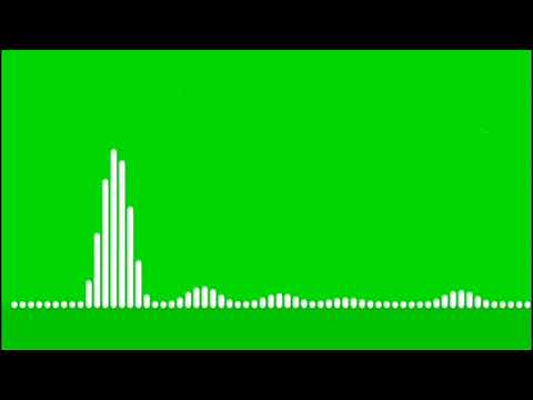 Audio Spectrum Green Screen HD Audio Wave Green Screen HD Without Sound 