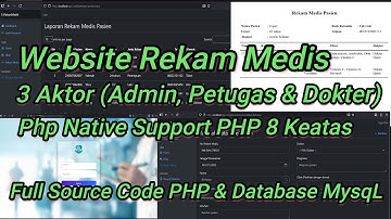 Source Code Aplikasi Rekam Medis | Sistem Informasi Rekam Medis | Source Code Website Rekam Medis