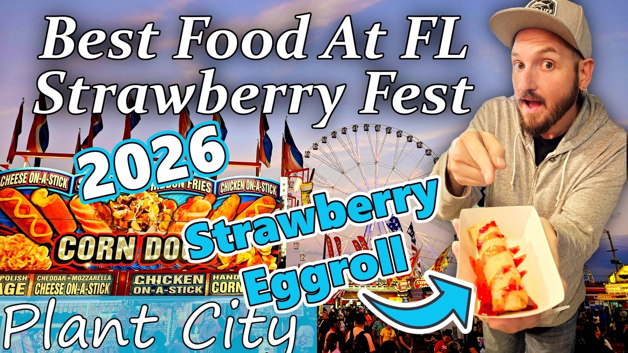 We Tried the Best Foods at the Plant City Strawberry Festival | Opening Night