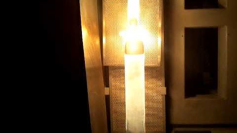 Making of optical fibers - fiber tower, part1