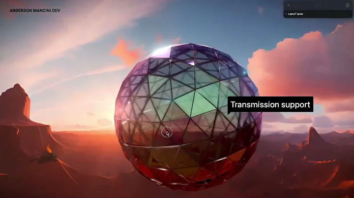 [ Ultimate Lens Flare ] React Three Fiber Post processing