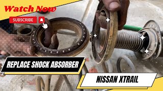 Replace Shock Absorber and Wheel Alignment manually