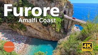 Furore, Amalfi Coast - Italy's Most Famous Fjord! (4K Walking Tour)
