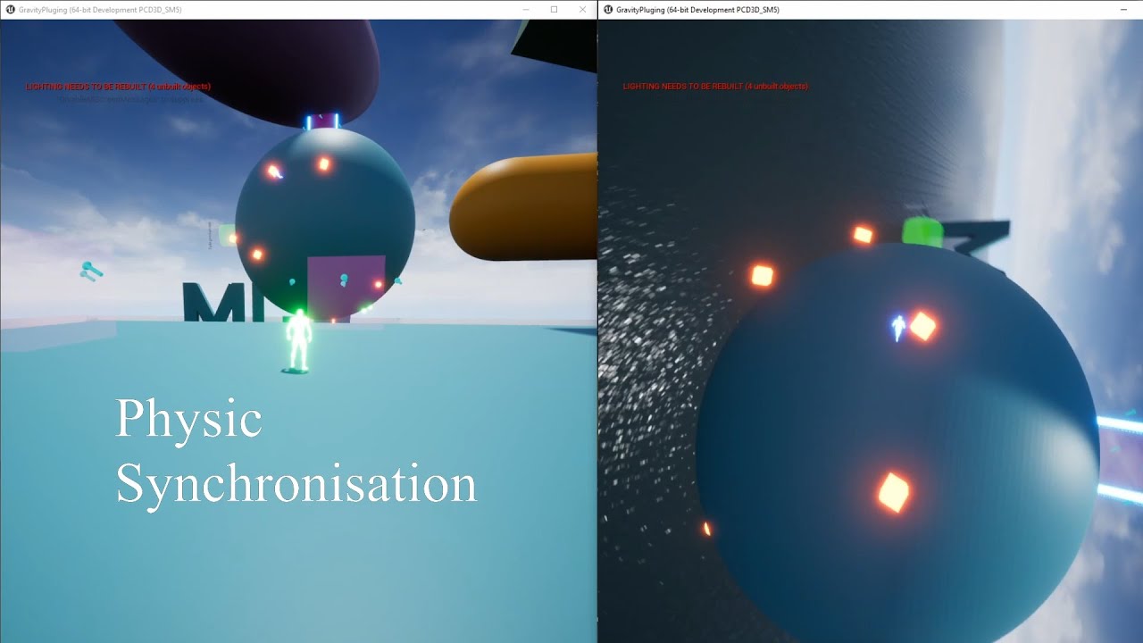 MGT - Multiplayer Gravity Template - Unreal Engine - New Trailer - v 2. ...