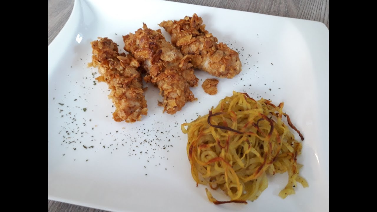 Hähnchennuggets mit Kartoffelrösti vom großen Ofenzauberer - YouTube