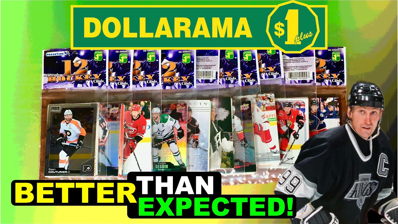 I'VE NEVER OPENED THESE?!? Opening 10 Dollarama "Hockey Trading Cards