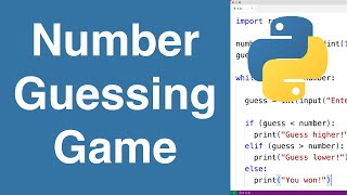 Number Guessing Game | Python Example screenshot 1