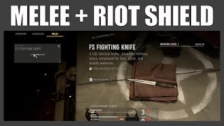 How To Equip A Melee Weapon Call Of Duty Vanguard - How To Use A Riot Shield And Knife Vanguard