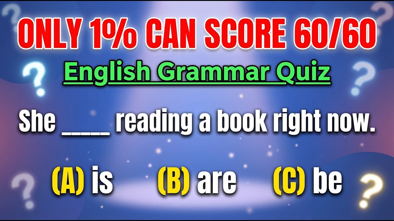 99% People Fail This English Grammar Quiz (60 Questions Challenge ...