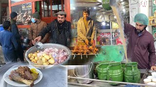 Popular street food in KPK | Roosh dumpukht recipe | Quita Chai Recipe | Pakistani Street food screenshot 2