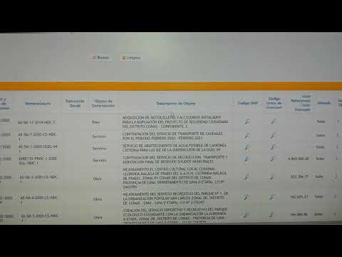 ¿Cómo buscar contrataciones en el Estado en general? Perú ??