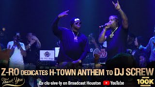 Z-RO & LIL FLIP SPIT THEIR BEST OFF THE DOME FREESTYLES To Close HOUSTON HIP HOP 50 (R.I.P DJ Screw)