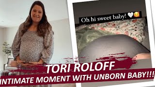 MOVES AND KICKS!!! 'LPBW': TORI ROLOFF INTIMATE MOMENT WITH UNBORN BABY AND IT'S SO WILD!!! SEE!!!