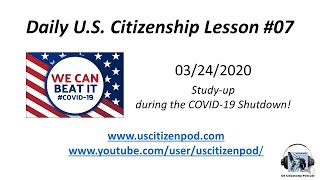 Daily U.S.Citizenship Lessons 07
