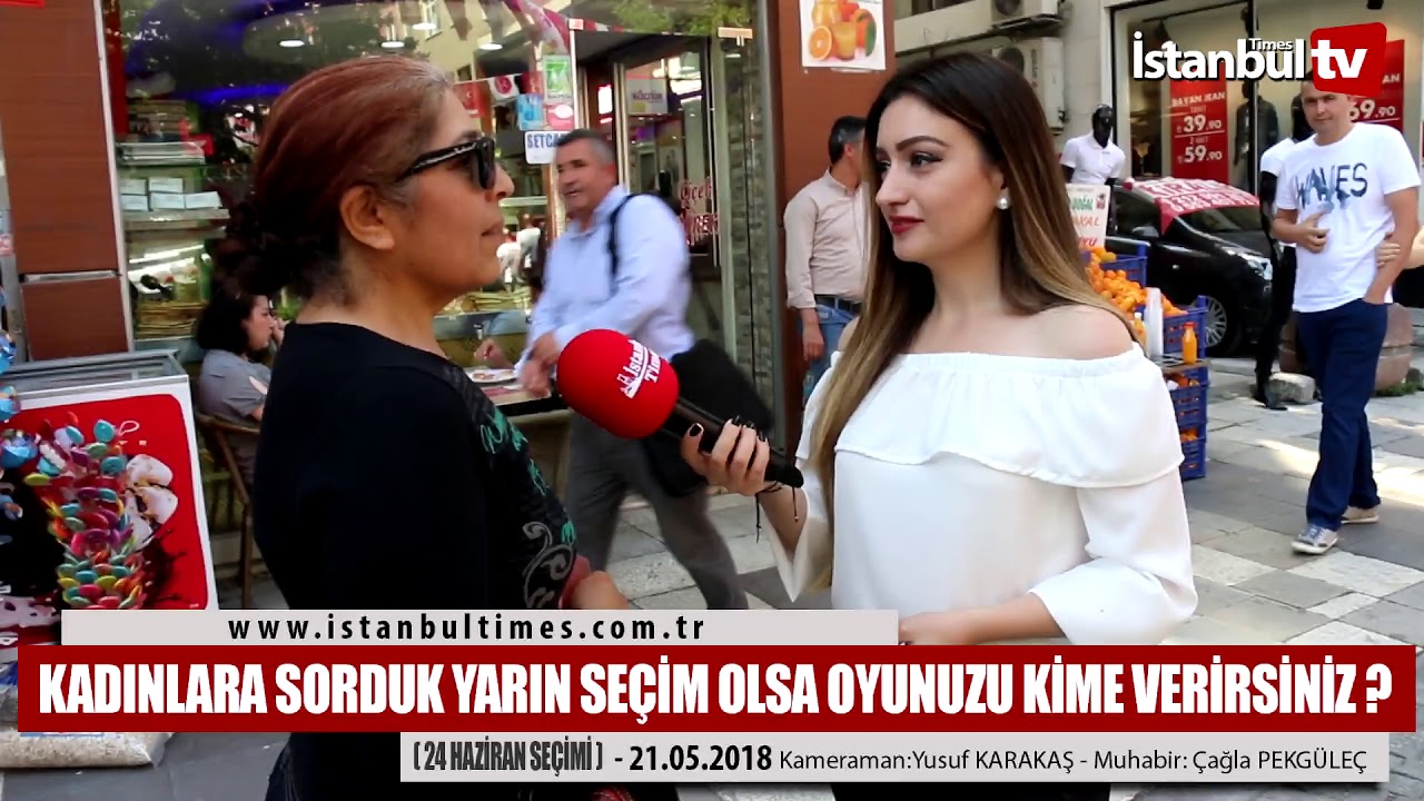 KADINLARA SORDUK YARIN SEÇİM OLSA OYUNUZU KİME VERİRSİNİZ ? KADINLARA SORDUK YARIN SEÇİM OLSA OYUNUZU KİME VERİRSİNİZ ? #1