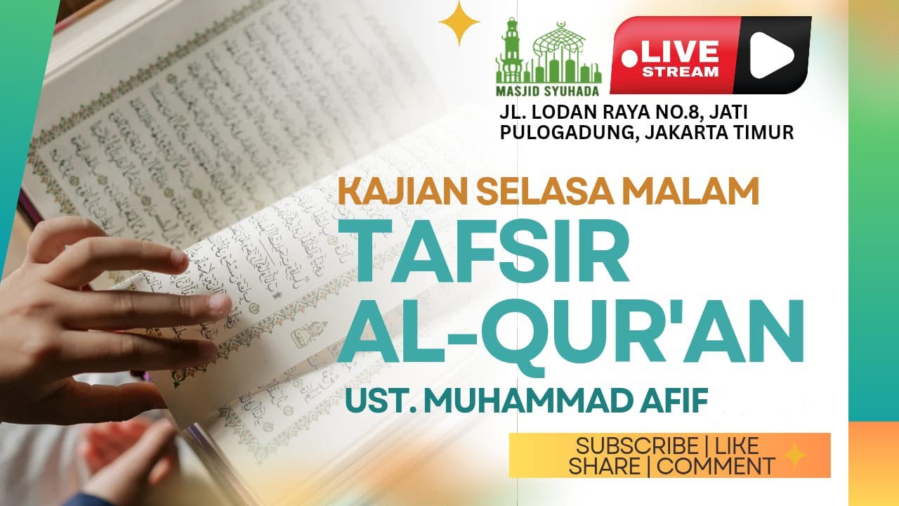 Muhammad Ust TAFSIR IBNU KATSIR : QS MUHAMMAD | UST. MUHAMMAD AFIF - YouTube