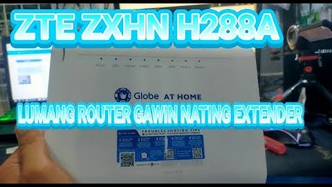 ZTE ZXHN H288A EXTENDER