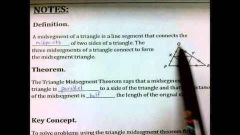 4. Triangle Midsegment Theorem
