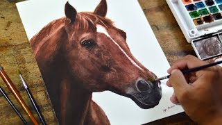 Painting a Horse in Watercolor