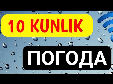 🌍 Об Хаво Ташкент 10 Кунлик 🇺🇿 OB-HAVO MAʼLUMOTLARI ....AJOYIB PROGRAMMA 📲